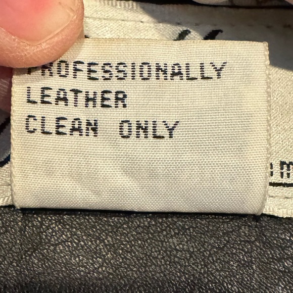 Vintage Brass Plum Nordstrom Y2K Cropped Genuine Leather lined jacket size Small - Picture 11 of 13